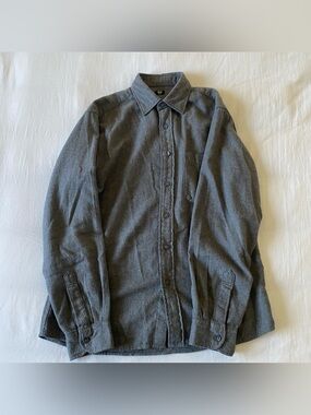 Grey Uniqlo Flannel